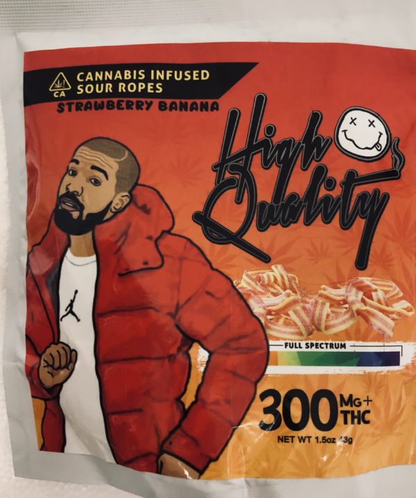300mg Drake Strawberry Banana Rope
