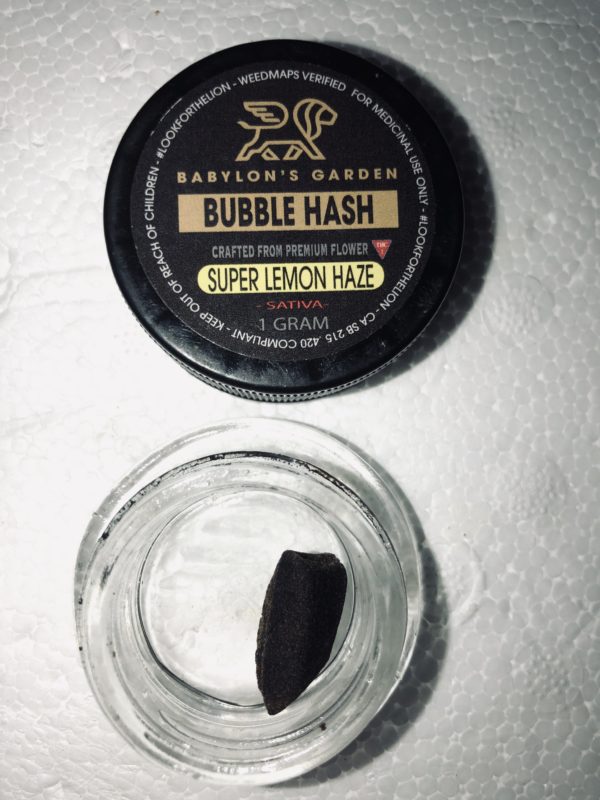 Babylon Garden Super Lemon Haze 1G Bubble Hash (Sativa)