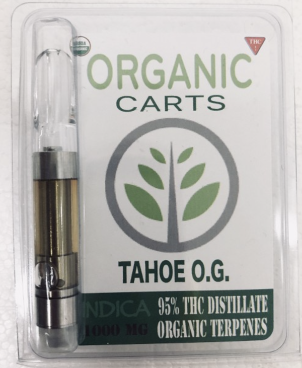 BABYLON GARDEN ORGANIC TAHOE OG VAPE CARTRIDGES (INDICA)