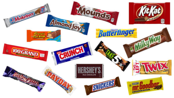 200MG FULL SIZED CANDY BARS