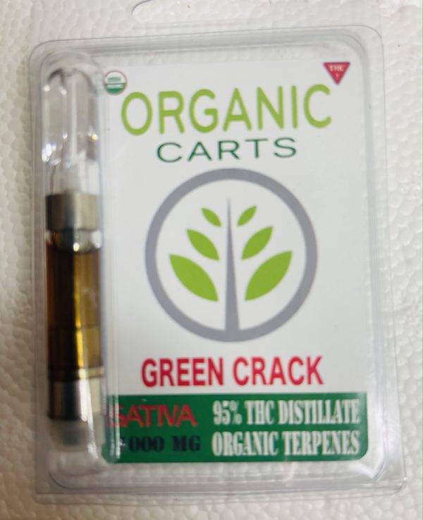 BABYLON GARDEN ORGANIC GREEN CRACK VAPE CARTRIDGES (SATIVA)