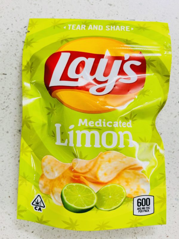 600mg Lays Limon Infused Chips