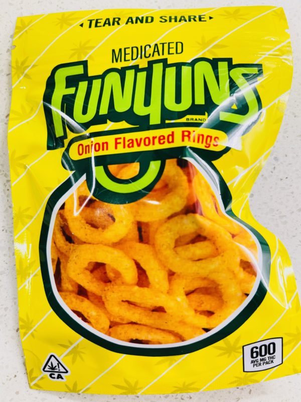 600mg Funyuns Onion Ring Infused Chips