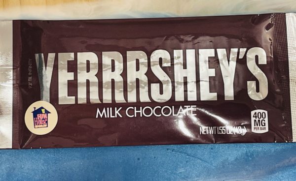 400mg Yerrrsheys Milk Chocolate Bar