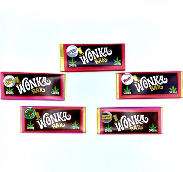500mg Twix Wonka Chocolate Bar