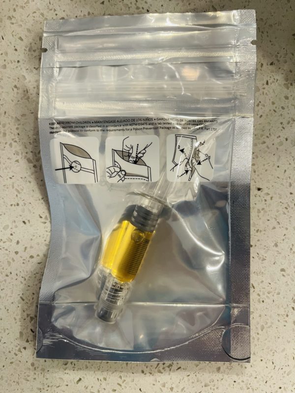 250mg Organic THC MCT Tincture Oil Syringe (Hybrid)