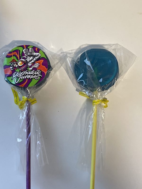 Blue Raspberry 1G Psychedelic Magic Mushroom Lollipops