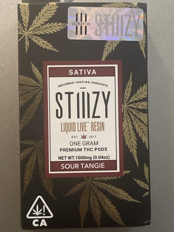 Stiiizy Sour Tangie Liquid live resin 1G cart (Sativa)