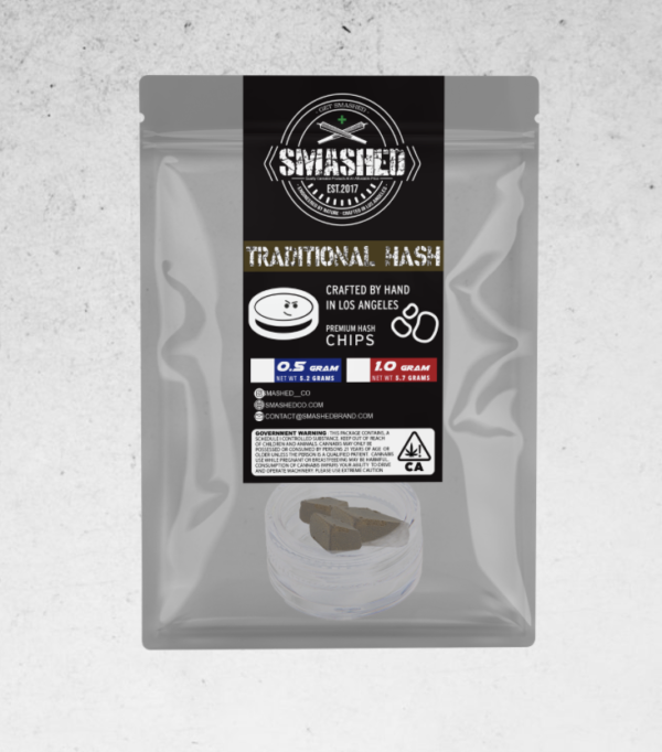 Smashed Moroccan OG 1G Traditional Bubble Hash