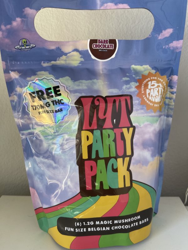 LYT MAGIC MUSHROOM MYSTERY PARTY PACK DARK CHOCOLATE