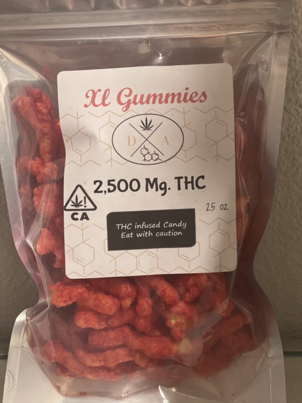 2500mg Crunchy Hot Cheetos