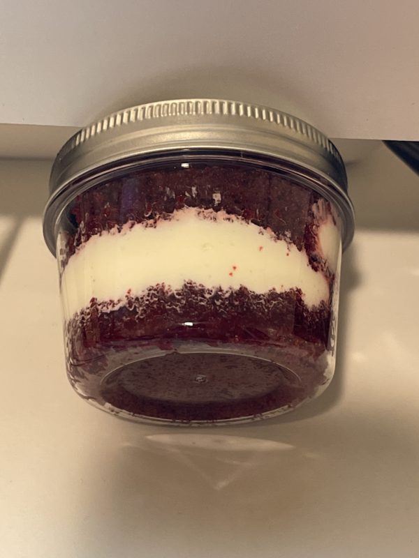 500MG THC INFUSED PARFAIT RED VELVET CAKE